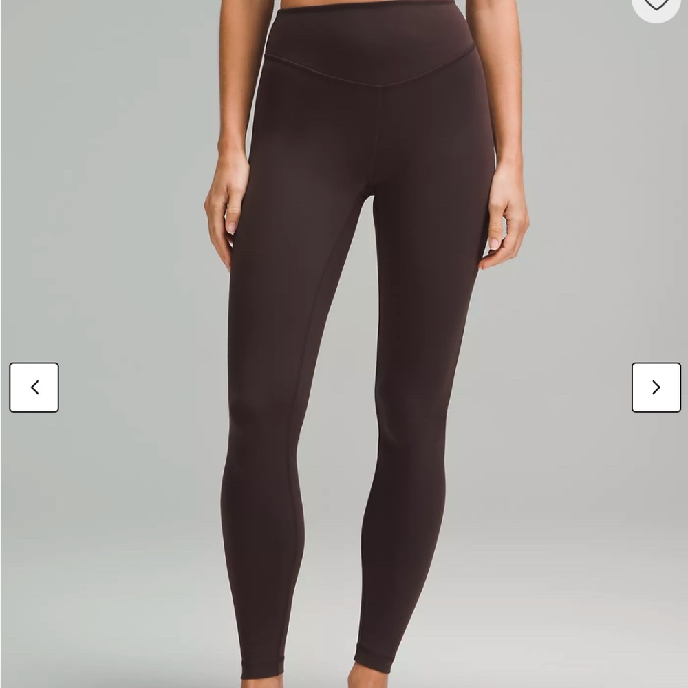 lululemon athletica brown leggings